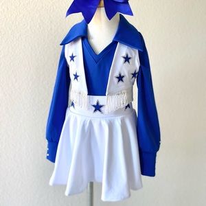 Size Youth Small Jr DCC Dallas Cowboys Cheerleader uniform